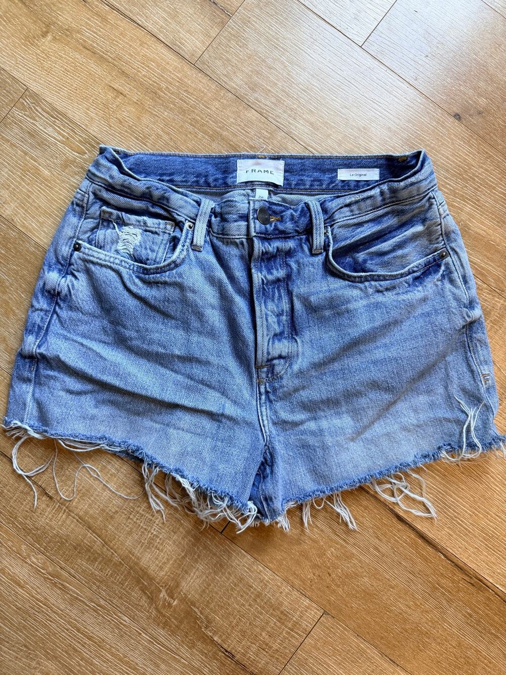 Frame Le Original denim shorts